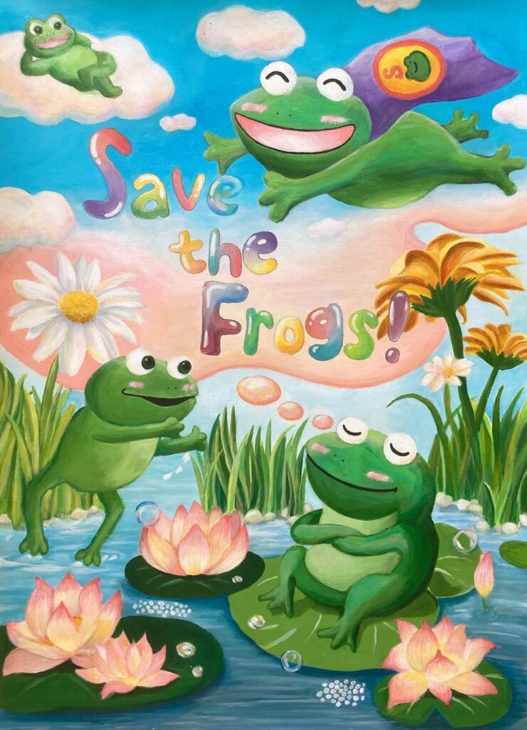 Seoyeon Moon South Korea 2023 save the frogs art contest Grand Prize Winner