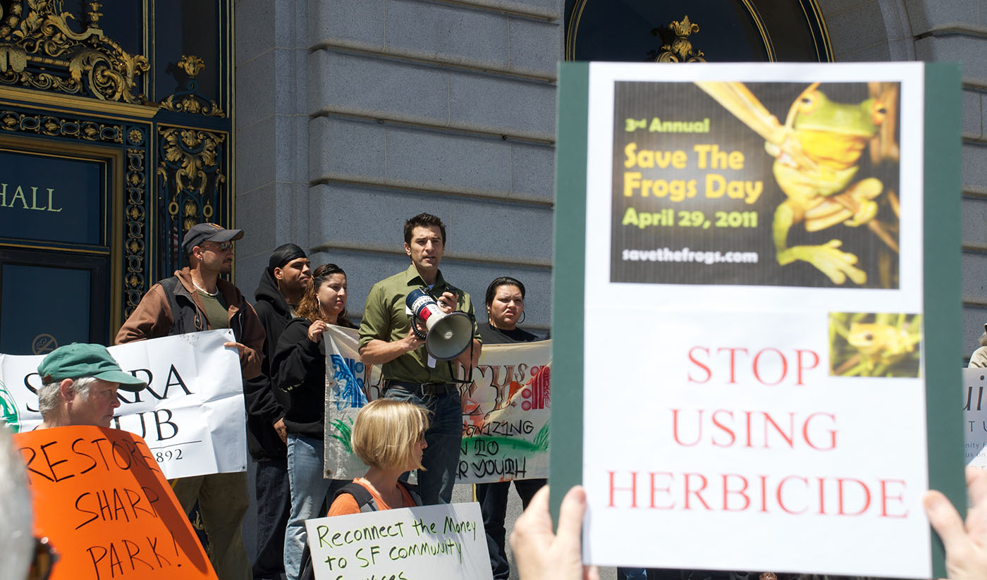 2011-04-29 Save The Frogs Day 랠리 샌프란시스코 캘리포니아 미국 샤프 파크 습지 아트라진 토니 이와네
