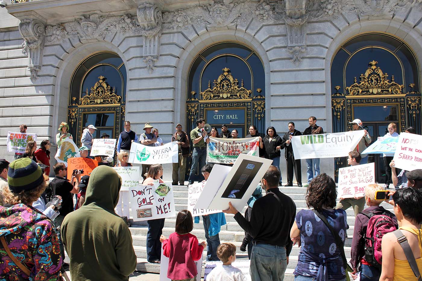 2011년 미국 샌프란시스코 캘리포니아 SF 랠리 Save The Frogs Day 샤프 공원 습지 패트릭-슐레머