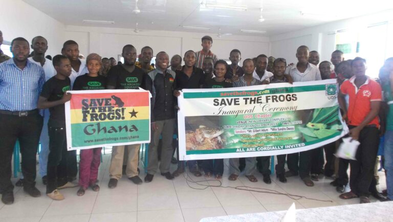 SAVE THE FROGS! Ghana (UDS Chapter) Visits The Frog Markets