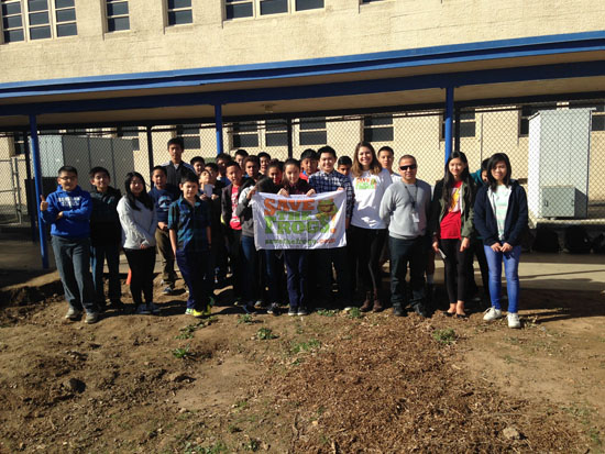 Building a Wetland at Garvey Intermediate School in Los Angeles County