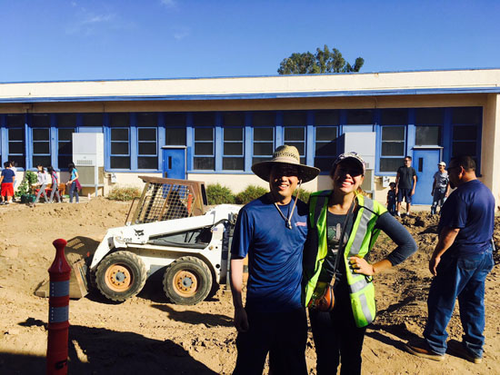 SAVE THE FROGS! built a wetland at Garvey Intermediate School in Los Angeles
