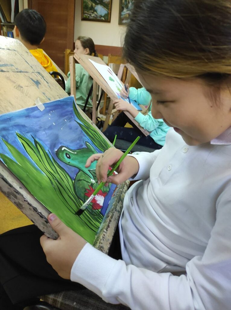 Aisha Mahan Kazakhstan 2023 save the frogs art contest 2