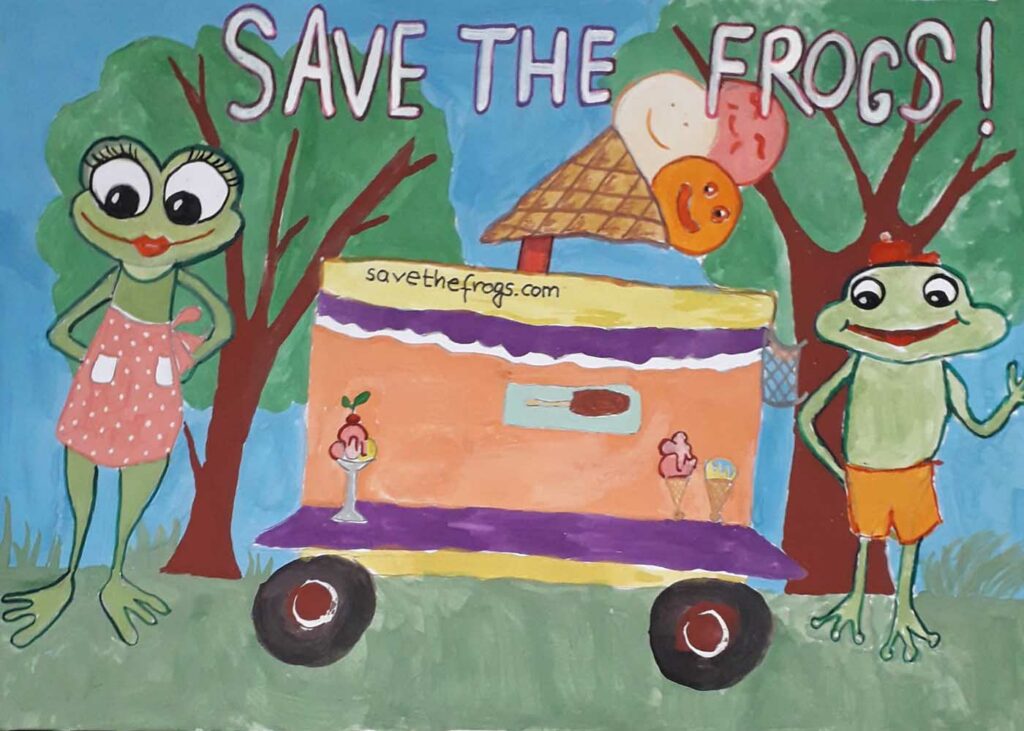 Antonia Izabel Ciobanu Romania 2023 save the frogs art contest 1