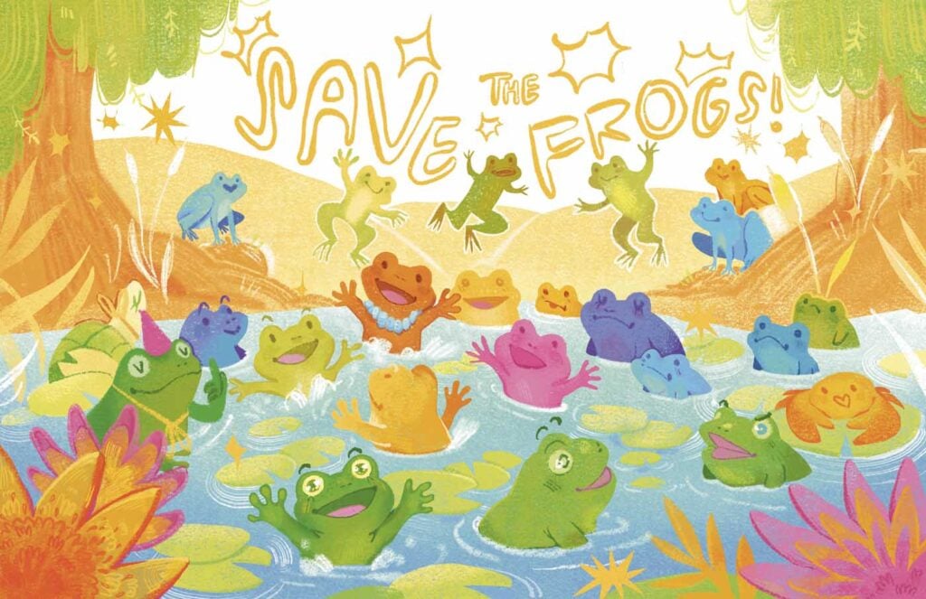 Arianna-Di Donato-Italy-2025-Save-The-Frogs-Art-Contest-Finalist-With-Extra-Honors