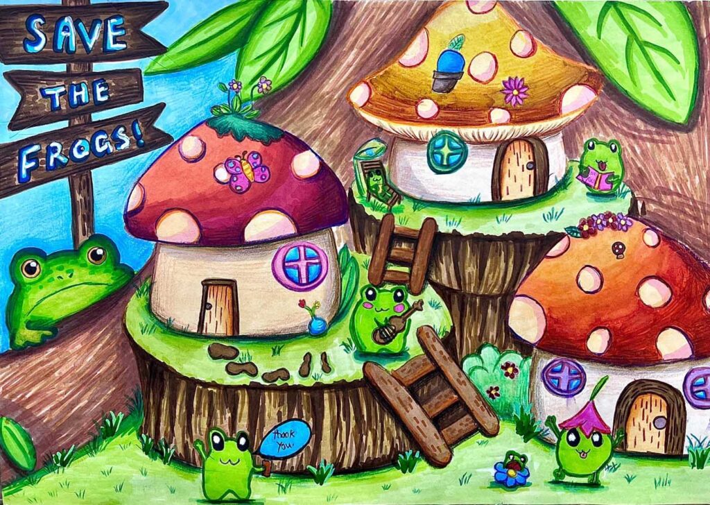 Arissa Grace Leong,新加坡2025年拯救青蛙艺术大赛决赛入围者