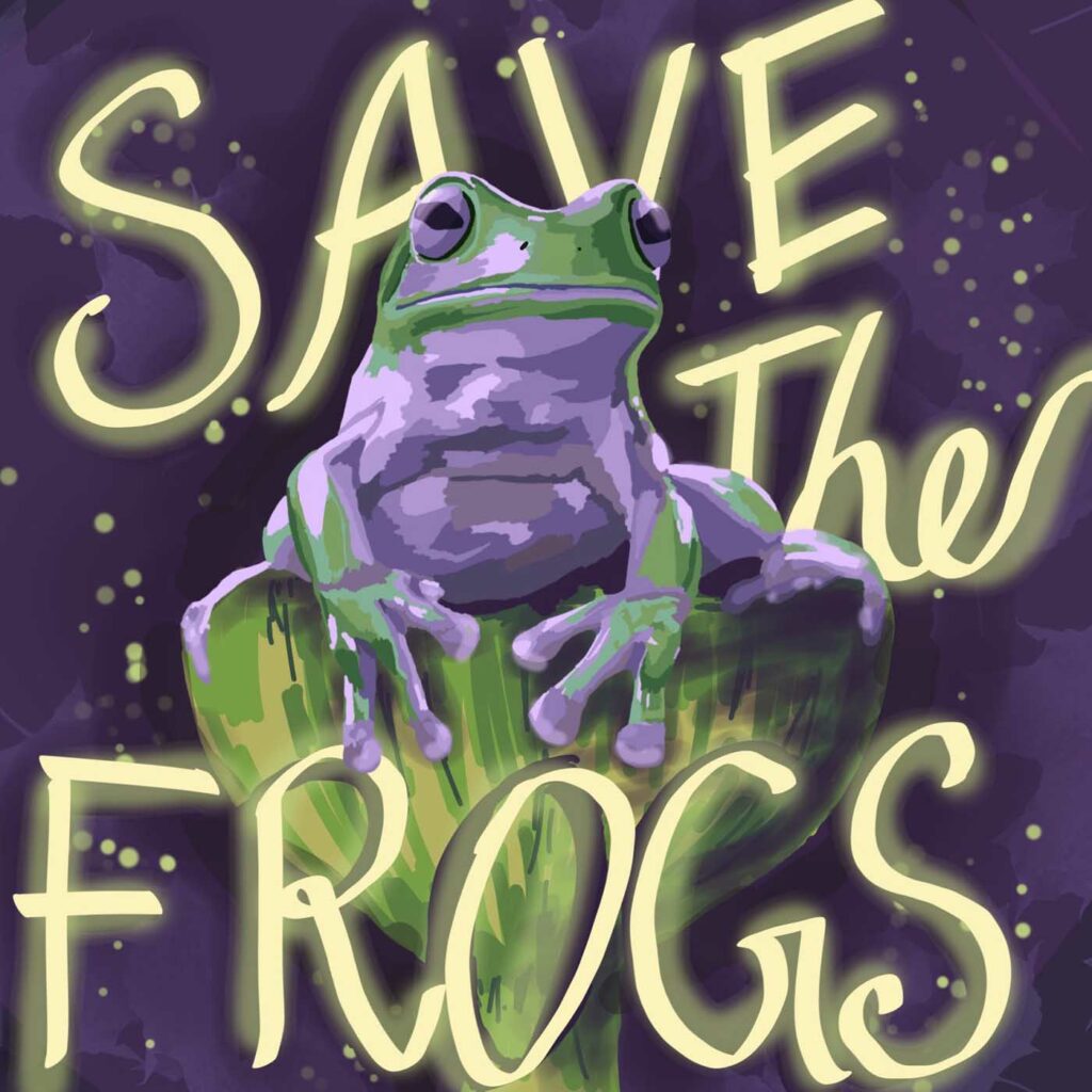 Arja Sarkar USA 2023 save the frogs art contest 1