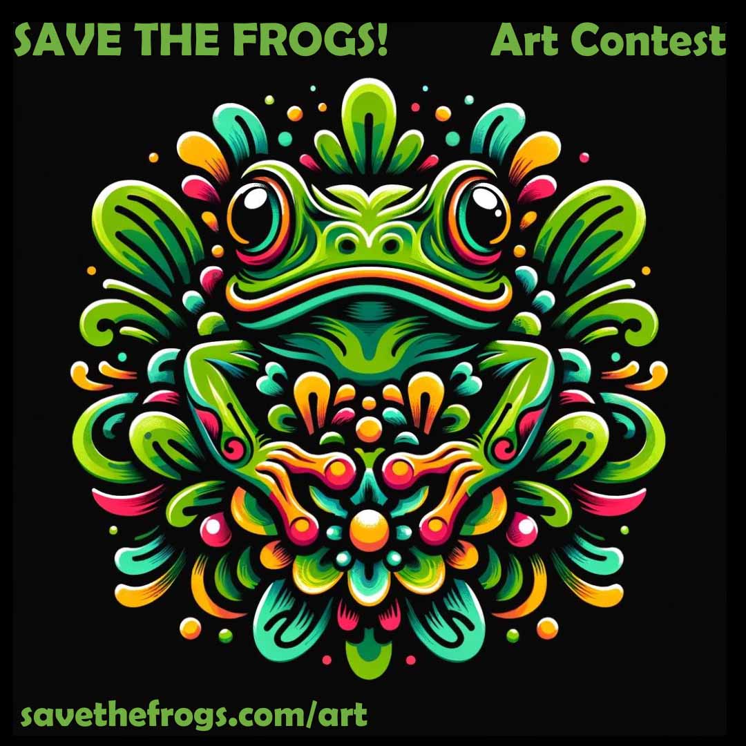 Art Contest Promo - Save The Frogs - Kerry Kriger Dall-E-003