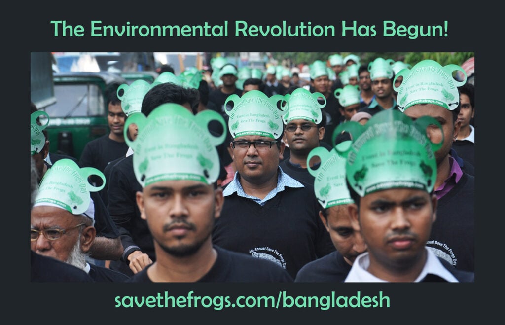 Kartu pos Aksi Selamatkan Katak Bangladesh, Save The Frogs Day 2012