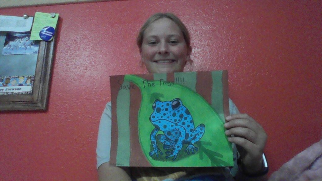 Blakley Jackson USA 2023 save the frogs art contest 1