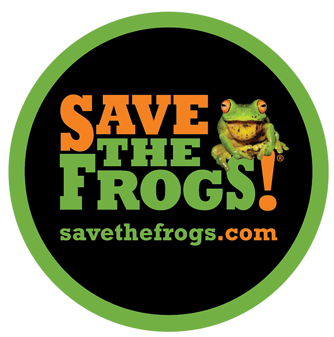Save The Frogs Circle Sticker