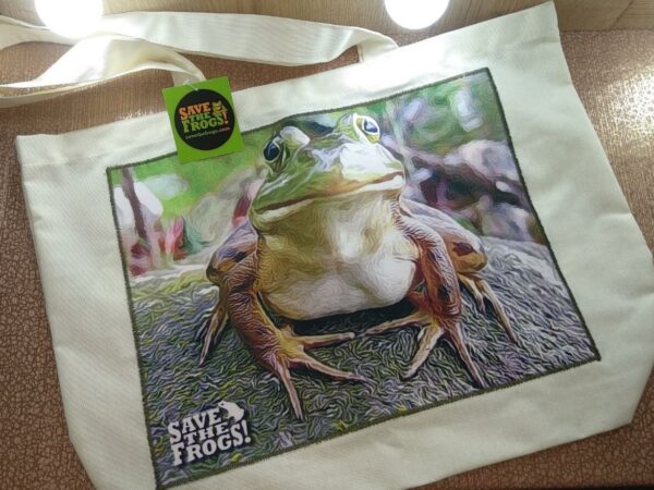 Canvas Tote Bullfrog Front 1