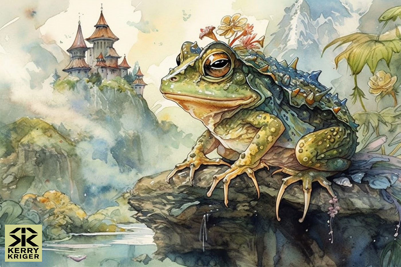 Castle Frog Art Midjourney Kerry Kriger