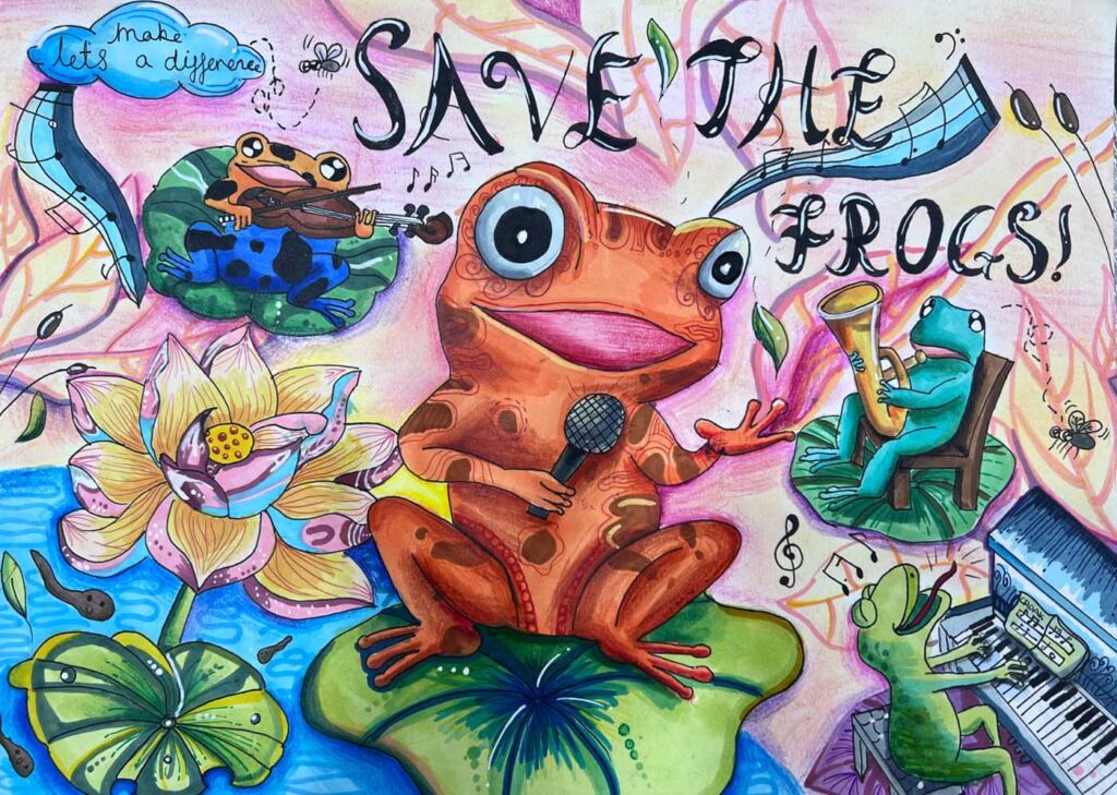 夏洛特·扬格,2025年新加坡拯救青蛙艺术大赛决赛入围者