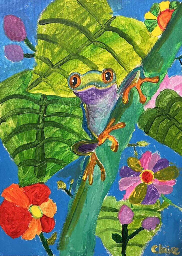 Claire Su USA 2023 save the frogs art contest 1