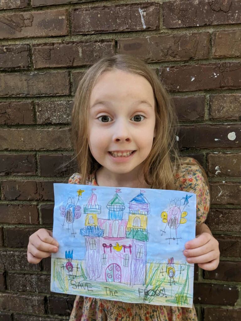Delilah Houghton USA 2023 save the frogs art contest 1