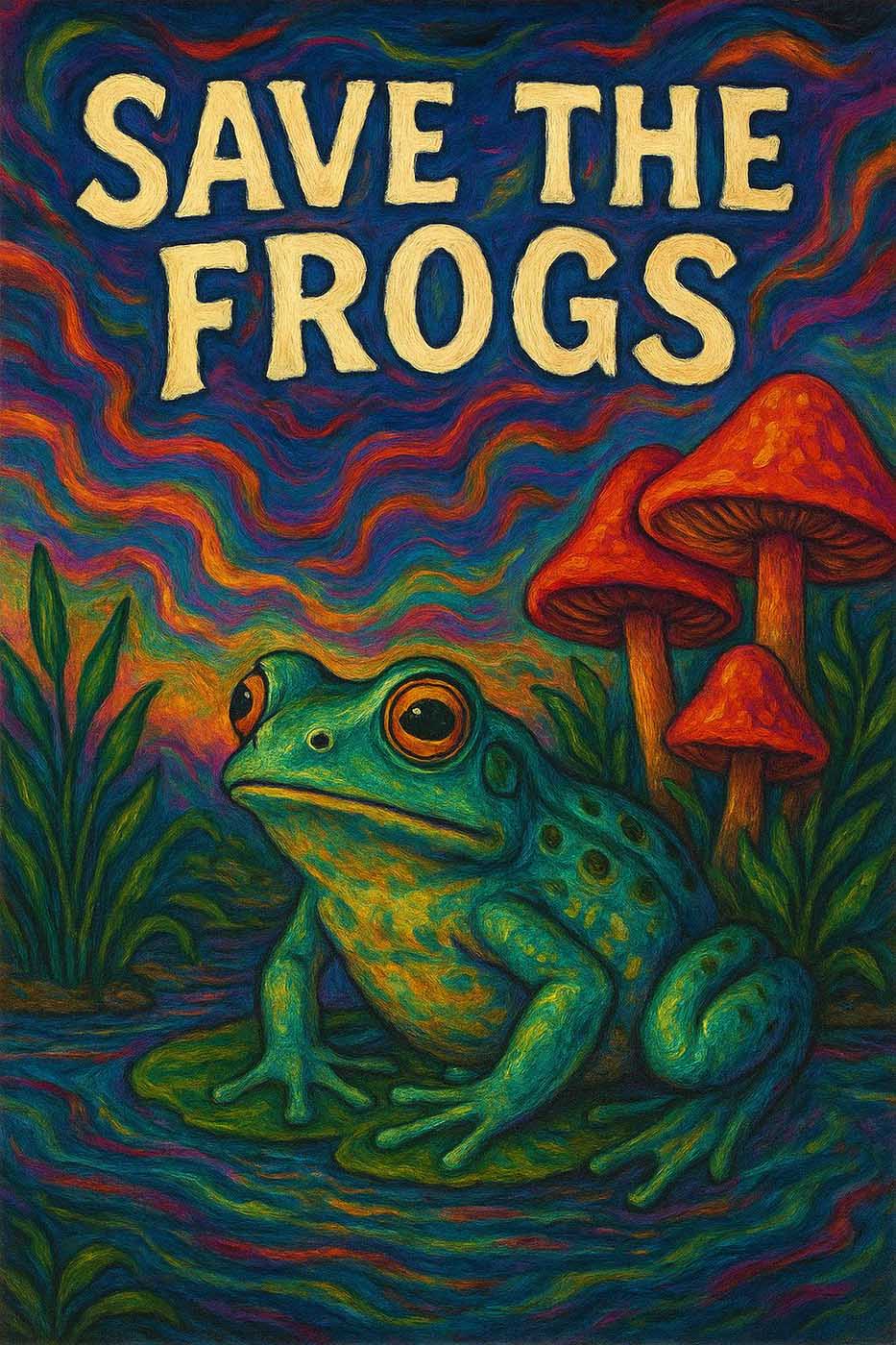 Eloísa-Ferreira Santos-Brazil-2025-Save-The-Frogs-Art-Contest-Semi-Finalist
