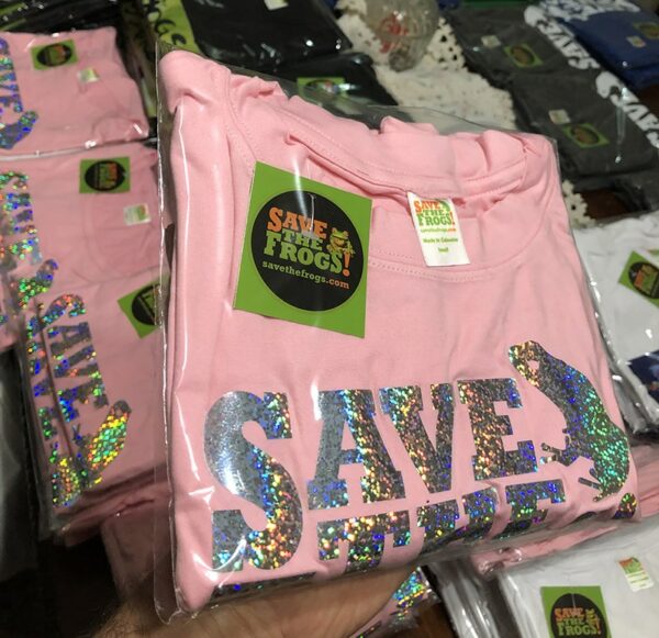 Environmental Revolution Pink Save The Frogs Shirt Packaged 1 800 1