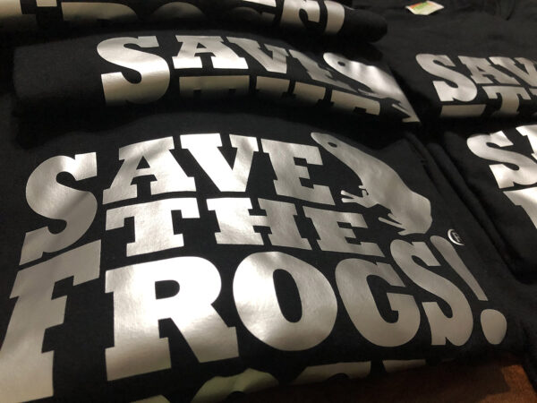 Рубашка Environmental Revolution Save The Frogs, черная 1 1400 1