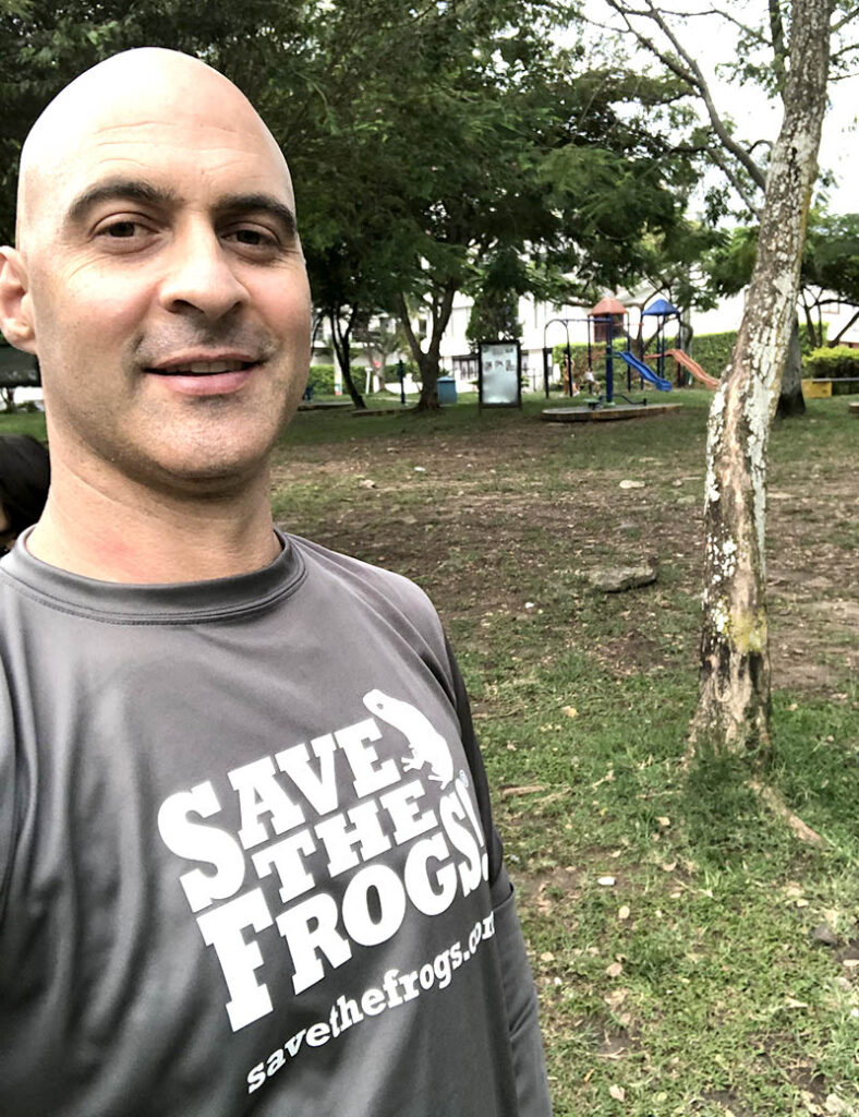 Environmental Revolution Save The Frogs Shirt Kerry Kriger Grey Athletic Long Sleeve 800 1