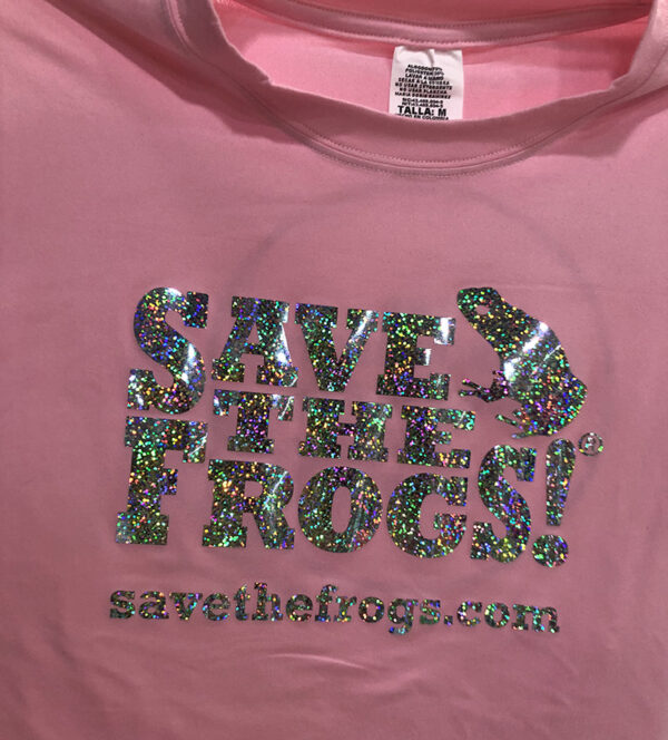 Environmental Revolution Save The Frogs Shirts Ladies Pink 12 800 1