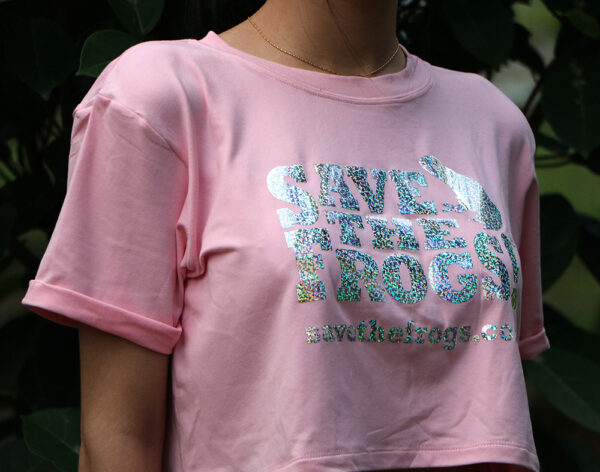 Environmental Revolution Save The Frogs Shirts Ladies Pink 9 1000 1