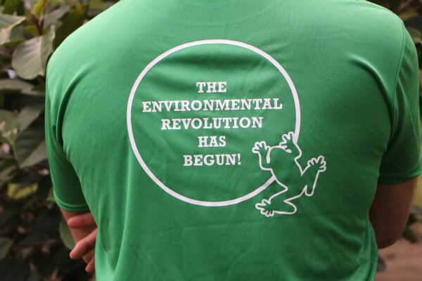 Environmental Revolution Save The Frogs 衬衫男式竞技绿 1 1400 1