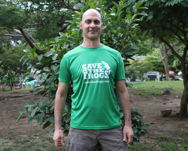 Экологическая революция Save The Frogs Shirts Mens Atletic Green 2 1400 1