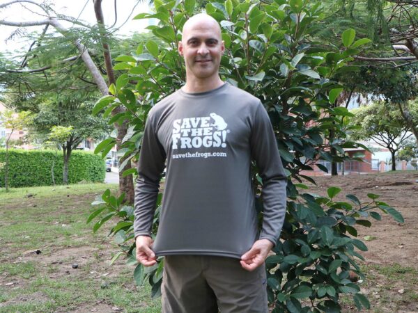 Environmental Revolution Save The Frogs Shirts Herren Atletic Langarm Silber 5 1400 1