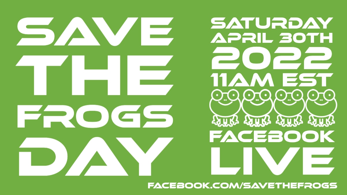 Facebook Live Save The Frogs Day