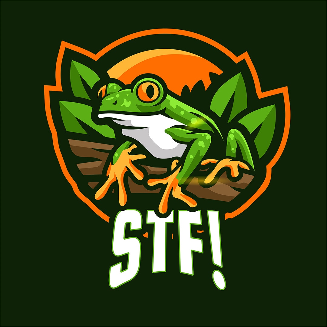 Frog Logo Save The Frogs STF