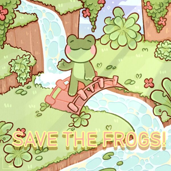 Gabrielle Galarneau Canada 2021 save the frogs art contest 1400 1