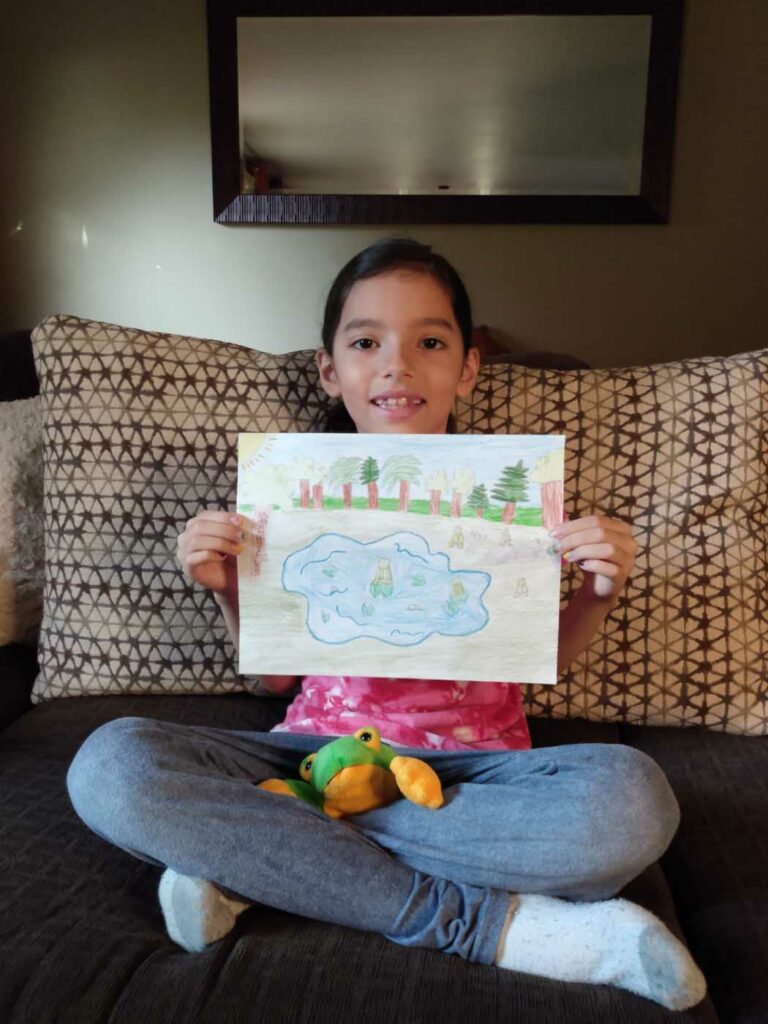 Genevieve Eagan 2023 save the frogs art contest 1