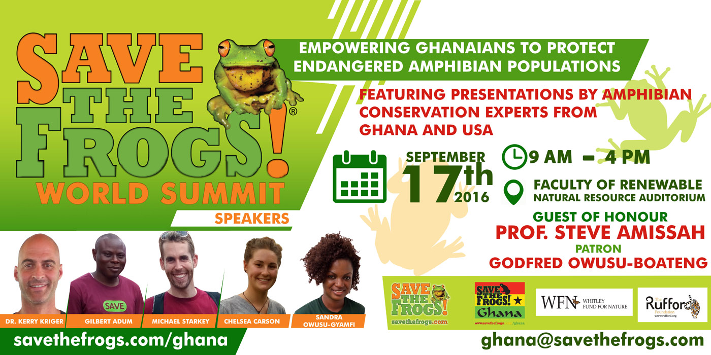 2016 Save The Frogs World Summit Ghana Kumasi