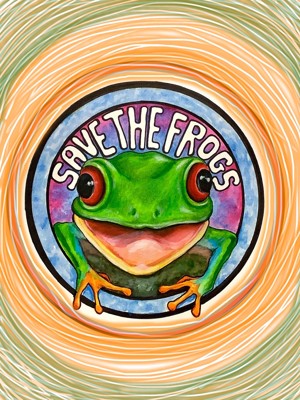 Ginger-Lee-USA-2021-save-the-frogs-art-contest ผู้ชนะอันดับ 3