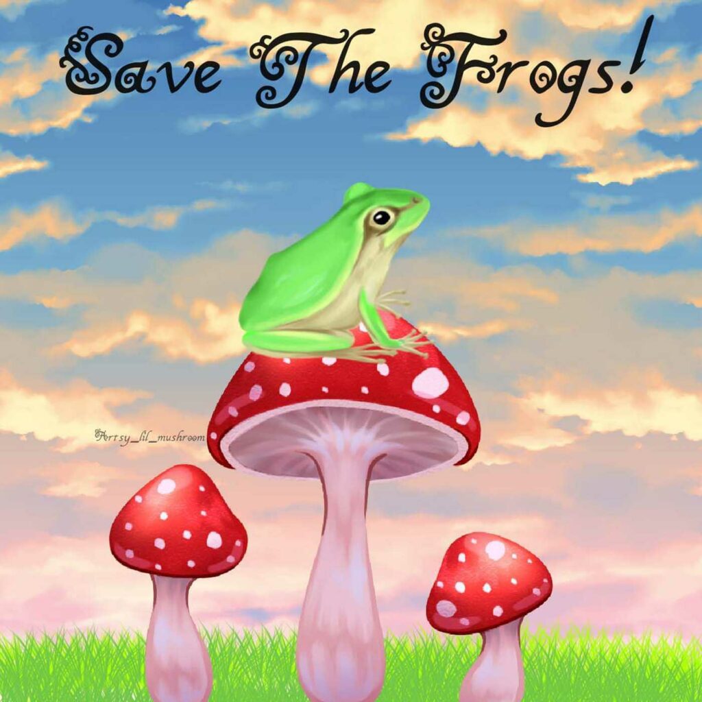 Haley Moses USA 2023 save the frogs art contest 1 1