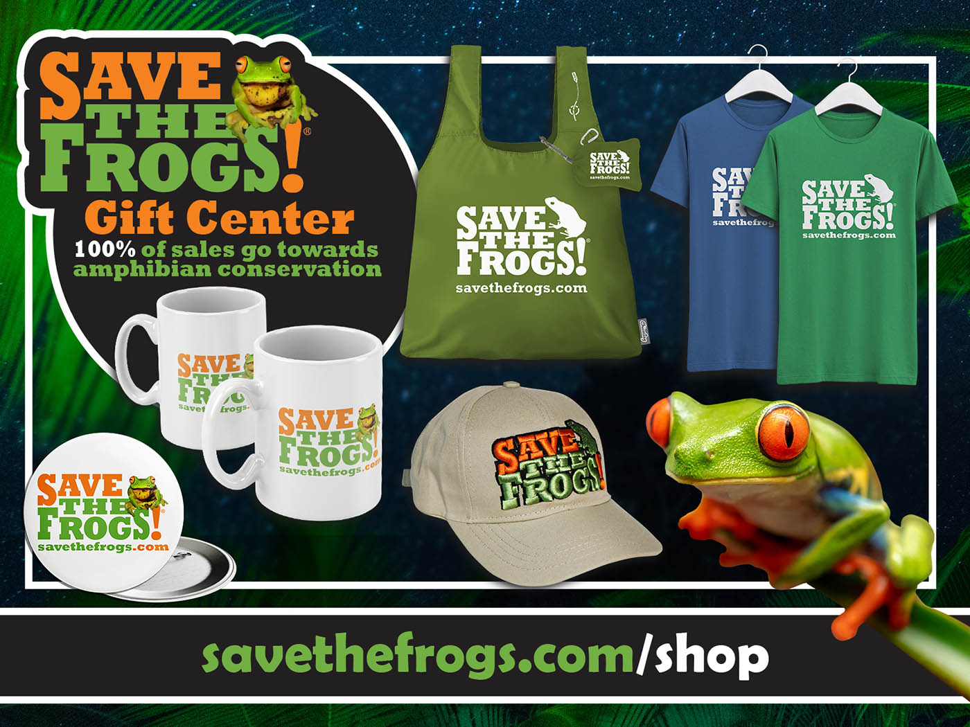 Save The Frogs Shop