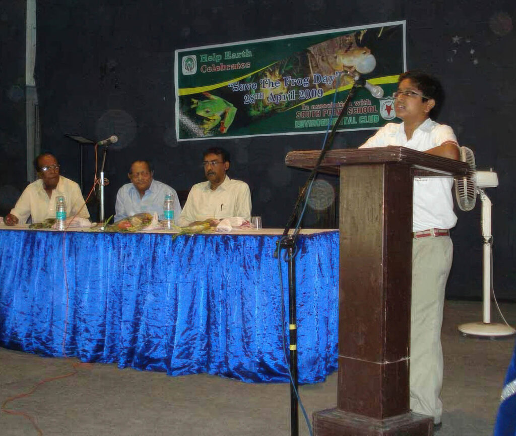 India Guwahati Student Save The Frogs Day 2009 April 28