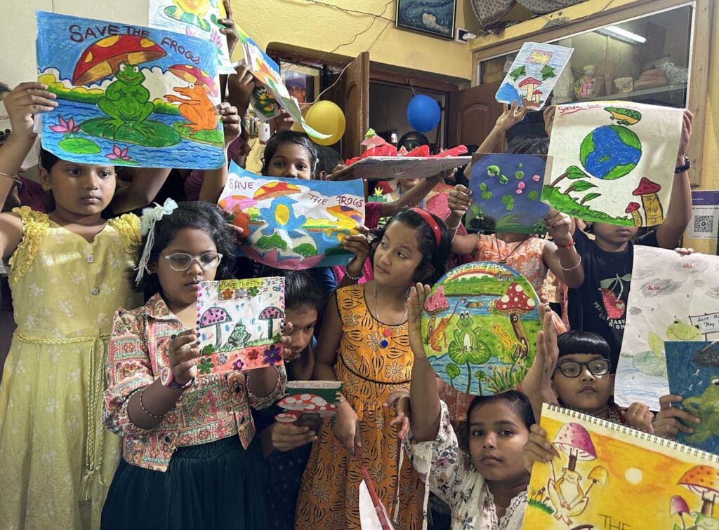 India Kolkata Rahara Nibedita Art Centre Save The Frogs Day 2025 05 04 027