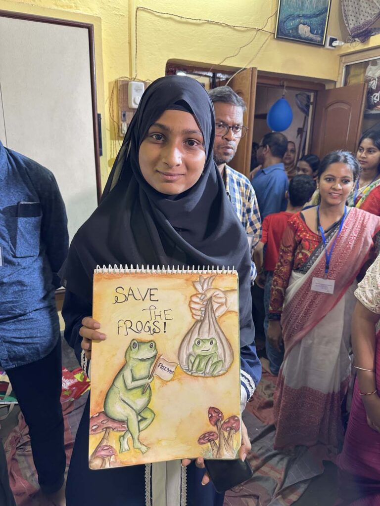 India Kolkata Rahara Nibedita Art Centre Save The Frogs Day 2025-05-04