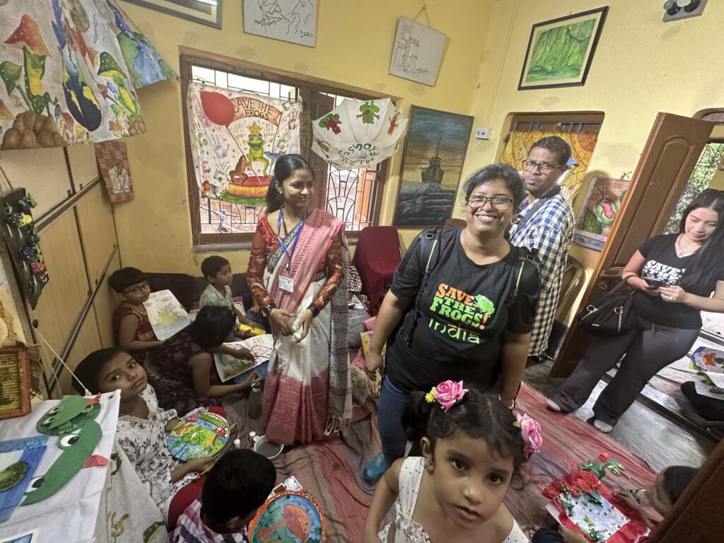 India Kolkata Rahara Nibedita Art Centre Save The Frogs Day 2025-05-04 - 069