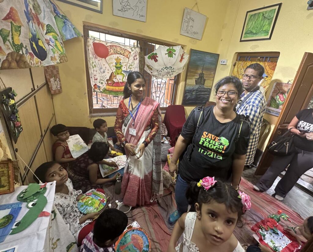 India Kolkata Rahara Nibedita Art Centre Save The Frogs Day 2025-05-04 - 069