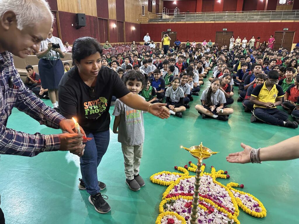 India Kolkata West Bengal - The Heritage School - Save The Frogs Day 2025-04-28 - 047
