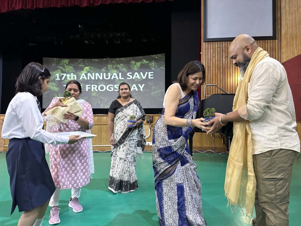 India Kolkata West Bengal - The Heritage School - Save The Frogs Day 2025-04-28 - 047