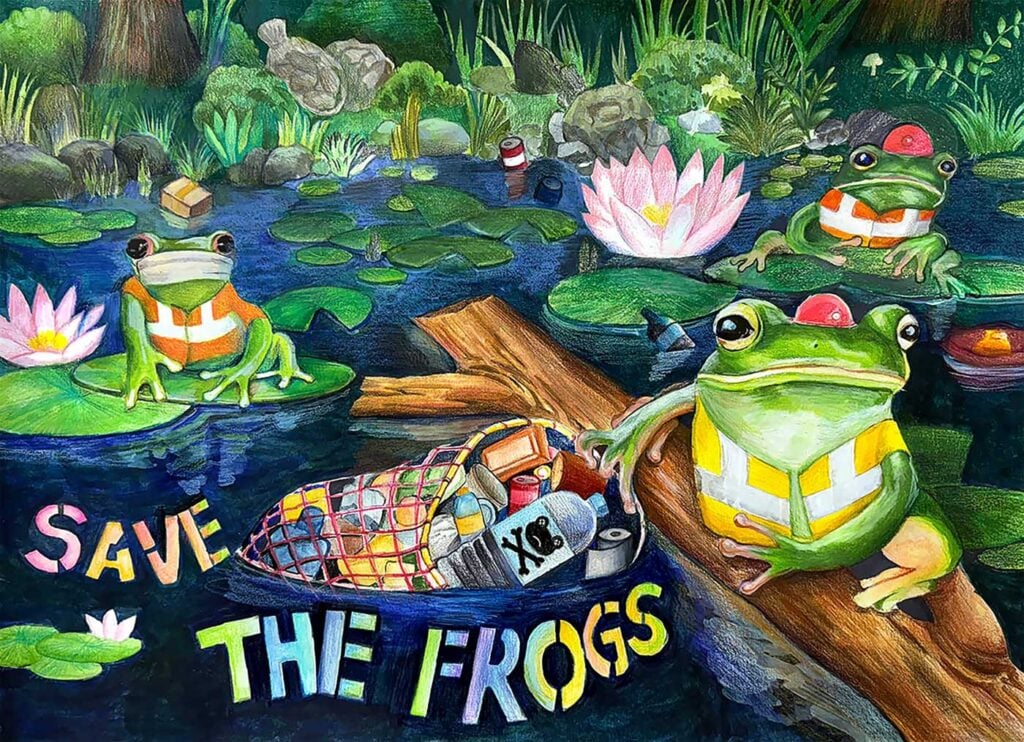 Jeein-Lee-South-Korea-2025-Save-The-Frogs-Art-Contest-Finalist-With-Extra-Honors