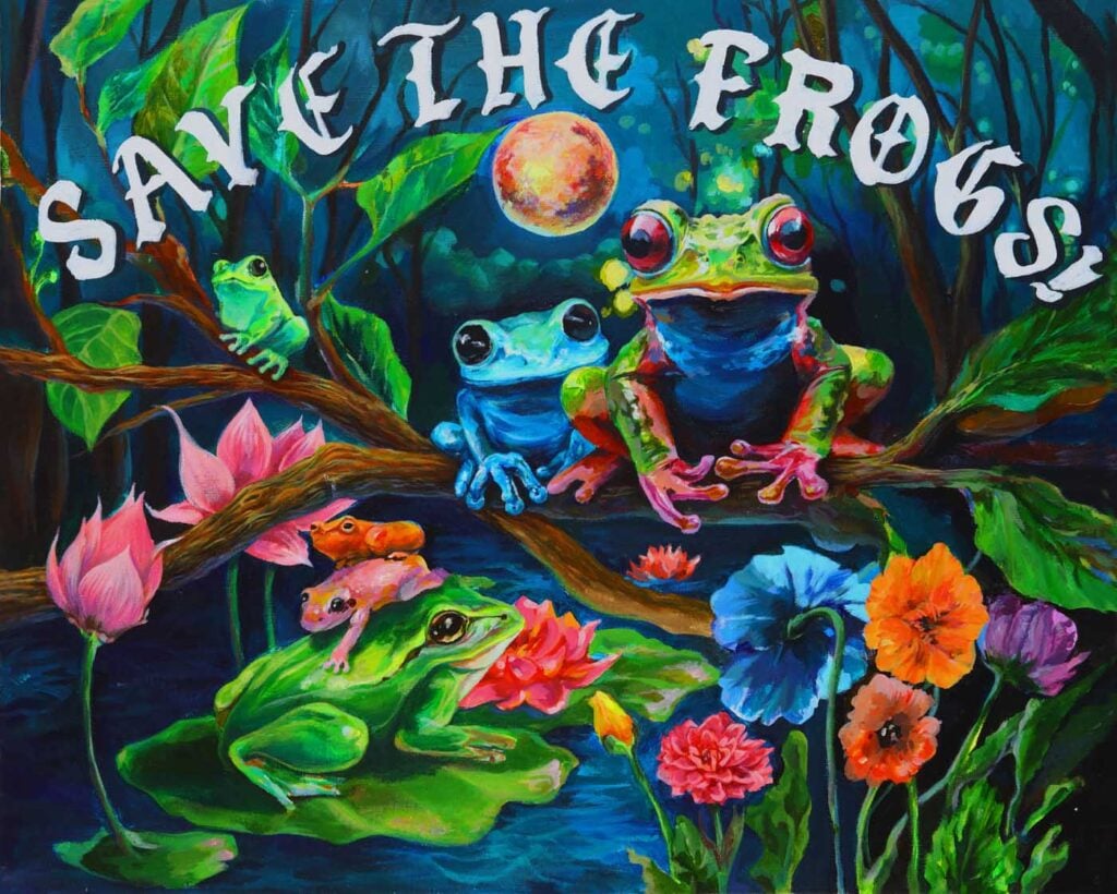 韩国李智浩,2025年拯救青蛙艺术大赛决赛入围者