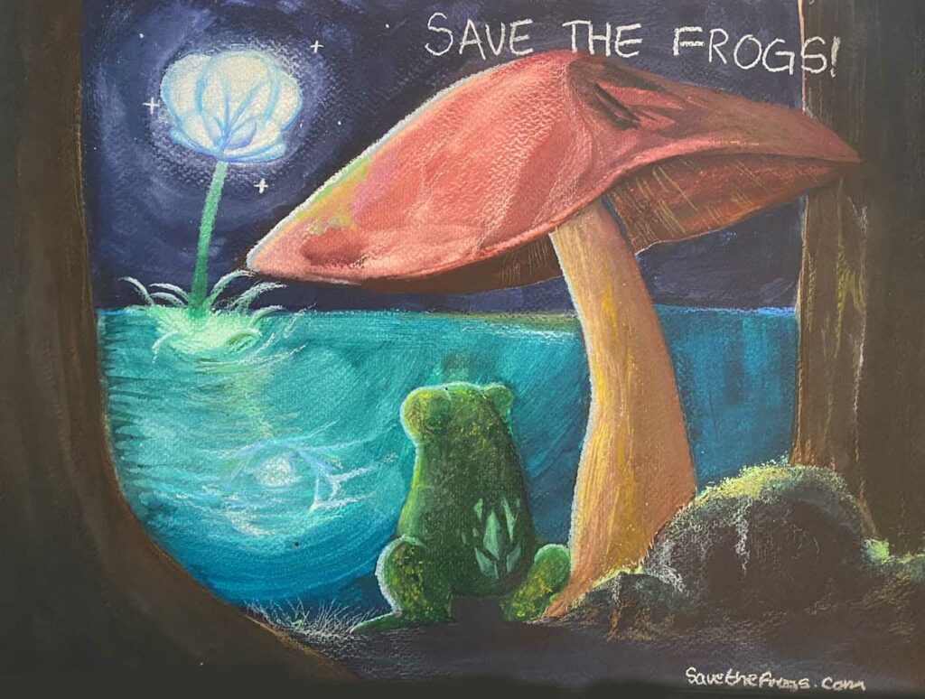 Joyce Lee USA 2023 save the frogs art contest 1