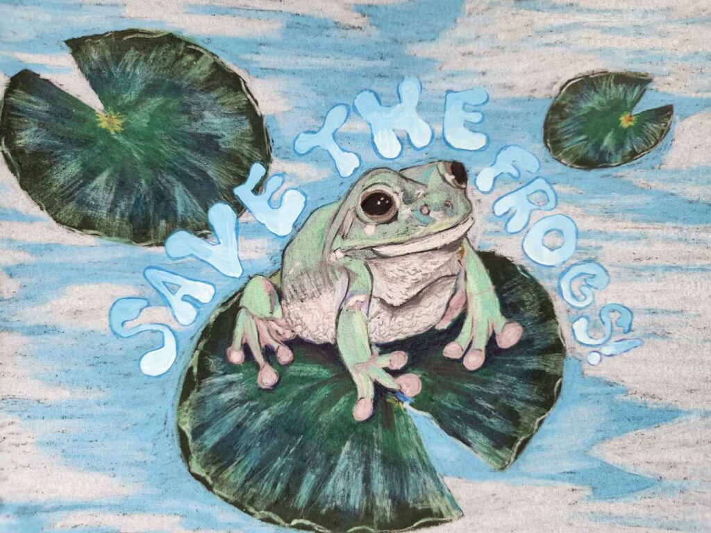 Kaylee Wu USA 2023 save the frogs art contest 1