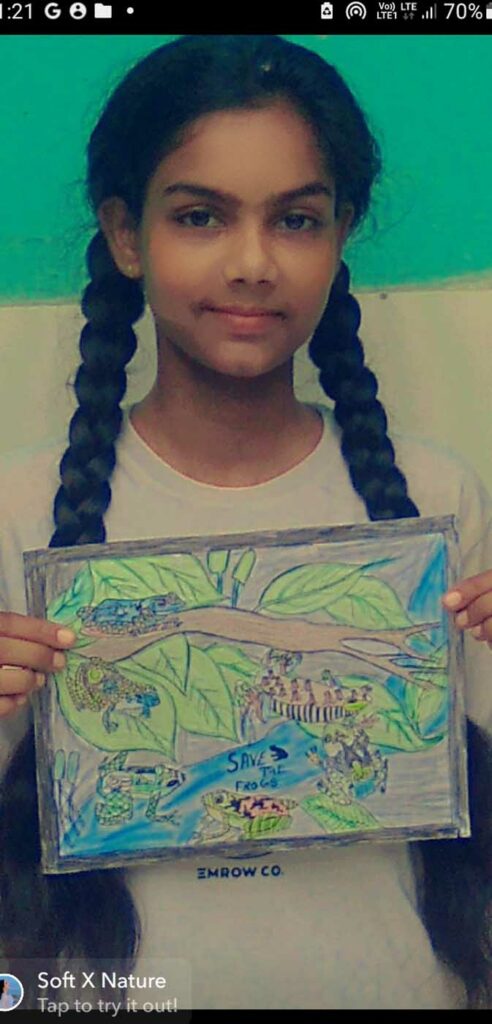 Kirti India 2023 save the frogs art contest 1