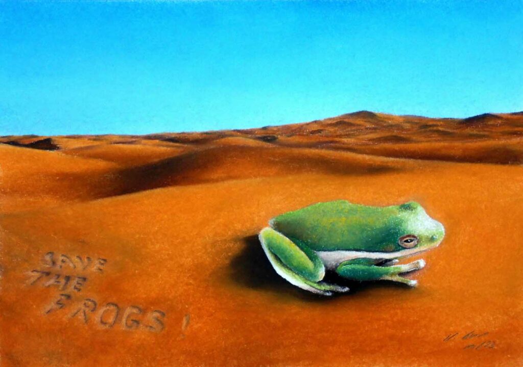 Klaus Busch Germany 2023 save the frogs art contest 1